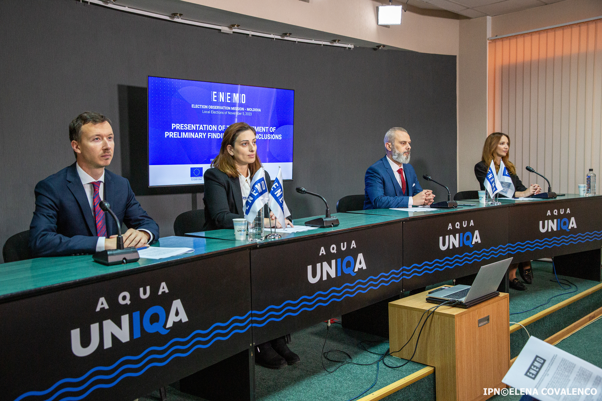 ENEMO’s International Election Observation Mission for the 2023 Local Elections in Moldova presented the Statement of Preliminary Findings and Conclusions for the second round